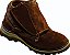 Bota Nobuck Marrom Velcro - Imagem 1