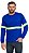 Camiseta com Faixa Refletiva Royal Manga Longa - Imagem 1