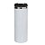Copo Inox Parede Dupla Tampa Flexivel  Branco 330ML Personalizado - Imagem 2