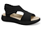 Sandália Lycra Preto Comfortflex 47304 - Imagem 1