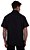 Camisa Social Masculina Preta Manga Curta Premium - Imagem 3
