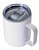 Caneca Térmica Inox Branca de 370ml - Imagem 1
