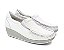Mocassim Branco Anabela Couro Elástico Usaflex  6264PL002BR - Imagem 7