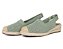 Sandalia Espadrille Anabela Luana Valentina Flats Verde Oliva - Imagem 2