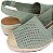 Sandalia Espadrille Anabela Luana Valentina Flats Verde Oliva - Imagem 3