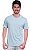 Camiseta Penteada Azul Celeste Premium - Imagem 1