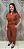 Conjunto Cirúrgica Roma Feminina Terracota - Imagem 1