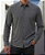 Camisa Social Rave Preta Mescla Manga Longa - Imagem 1