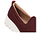 Sapato Usaflex Loafer Ameixa Sola Tratorada Elastano - Imagem 2