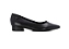 Scarpin Couro Bico Fino Preto Usaflex - Imagem 1