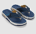Chinelo de Dedo Cairo Cartago Azul com Amarelo - Imagem 2
