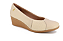 Scarpin Solto Plataforma Usaflex Vanilla AA3813005 - Imagem 1