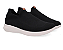 Tênis Tricot Preto Casual Usaflex - Imagem 1