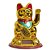 Gatinho Da Sorte Gato Solar Balança A pata - Maneki Neko Japonês Dourado 12CM - Imagem 1