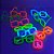 Kit Óculos Quadrado neon c 10 unidades - cores sortidas - Imagem 3