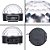 Bola Maluca Led Rgb 9 cores 30 Watts DMX Ritmico  LK 307 - Imagem 7