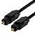 Cabo Audio Optico Digital Toslink 1.5 Metros  cabo fibra top Tomate - MCB - 001 - Imagem 4