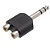 Conector plug adaptador p10 macho para 2 rca stereo IT-BLUE LE-5560 - Imagem 2