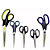 Kit 5 Tesoura Lamina De Aço Inoxidável Resistente Universal  BOMVINK BOM-3302 - Imagem 5
