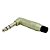 Conector plug  P10 Estéreo Macho De Cabo Em l90 °amphenol Acpsrn - Imagem 3