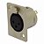 Conector plug  Xlr Fêmea Painel Neutrik Nc3fp-1 - Imagem 4