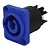 Conector plug Powercon Macho painel  3 Pólos Neutrik Nac3mpa - Imagem 1