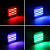 Mini Strobo RGB 24 Leds  Flash Colorido Festa Balada LED Potente Luatek JM-06 - Imagem 2