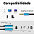 Cabo Adaptador P3 Para 2 P2 Fêmea Headset Gamer 1 Metro Top LOTUS SFQ-009 - Imagem 6