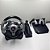 Volante + pedal + marcha Twin Turbo Ps3/ps2/pc Leadership 1021 ( USADO) - Imagem 2