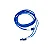 Cordao Optico SM LC UPC / LC UPC 2,5 m duplex AZUL - Imagem 2