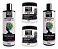 Salon Line Afro Permanente kit 04 Locao Onduladora Creme Relaxamento Encacheamento - Imagem 1