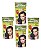Divina Dama Hene Em Gel Amazonia 04x180gr Preto Medio Pouch kit 04 Unidades Incolor - Imagem 1