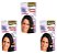 Divina Dama Hene Em Gel Jaborandi 03x180gr Preto Medio Pouch Kit 03 unidades incolor - Imagem 1
