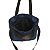 Bolsa Jeans Feminina tote Alça Ombro lateral Média linda e espaçosa moda casual estilosa R.Martino - Imagem 5