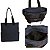 Bolsa Jeans quadrada grande Tote Alça Ombro lateral Moda Casual elegante R.Martino - Imagem 9