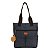Bolsa Jeans quadrada grande Tote Alça Ombro lateral Moda Casual elegante R.Martino - Imagem 8