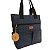 Bolsa Jeans quadrada grande Tote Alça Ombro lateral Moda Casual elegante R.Martino - Imagem 3
