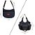 Kit com 2 Lindas Bolsas Jeans Feminina 1 Grande E 1 Pequena Moda casual Frete Grátis R.Martino - Imagem 6