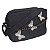 Bolsa Jeans quadrada estilosa Feminina Alça Transversal linda estampa de Borboleta detalhe corrente moda casual - Imagem 6
