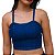 Cropped Feminino Jeans Elastano Top Alcinha moda blogueira - Imagem 2