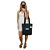 Bolsa Tote Bag Quadrada em Nylon impermeável Leve Ombro Lateral trabalho faculdade praia passeio treino - Imagem 5