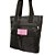 Bolsa Tote Bag Quadrada em Nylon impermeável Leve Ombro Lateral trabalho faculdade praia passeio treino - Imagem 4