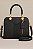 "Bolsa Feminina Estruturada Preta com Alça Ajustável – Design Elegante e Acabamento Premium" - Imagem 1