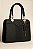 "Bolsa Feminina Estruturada Preta com Alça Ajustável – Design Elegante e Acabamento Premium" - Imagem 9