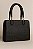 "Bolsa Feminina Estruturada Preta com Alça Ajustável – Design Elegante e Acabamento Premium" - Imagem 5