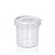 Pote Lacre 500ml Redondo Transparente - Imagem 1