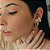 Piercing Ear Cuff Quadrado Magnolia - Banho de Ouro 18k - Imagem 2