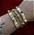 Bracelete Zircônias Quadradas Tob - Banho de Ouro 18k - Imagem 3