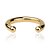 Bracelete Tubo Liso Shao - Banho de Ouro 18k - Imagem 1