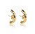 Brinco Ear Hook James - Banho de Ouro 18k - Imagem 1